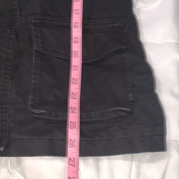 Wenven Black Hooded Jacket M Womens Casual Outerwear 100% Cotton - Picture 11 of 12